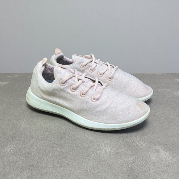 Allbirds Women's Wool Runner in Pale Pink Size 9 - Picture 4 of 10